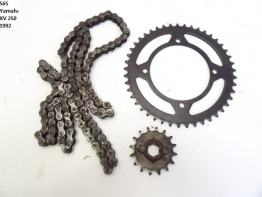 Ketting en tandwielset Yamaha XV 250 Virago