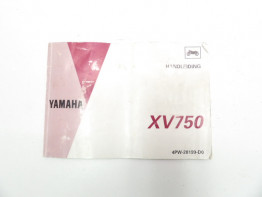 Fahrerhandbuch Yamaha XV 750 Virago