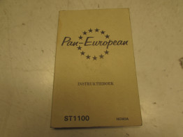 Instructieboekje Honda ST 1100 Pan European