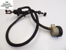 Rempomp achter Kawasaki LTD 700