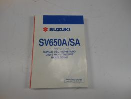 Manuel Suzuki SV 650
