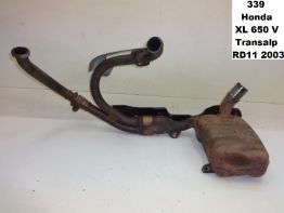 Uitlaatbochten Honda TRANSALP