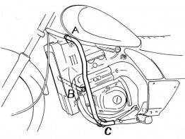 Motorschutzbugel Sturzbugel Kawasaki EL 250