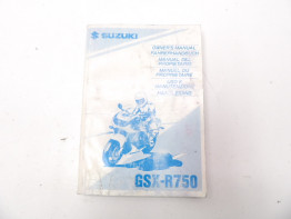 Fahrerhandbuch Suzuki GSX R 750