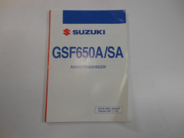 Instructieboekje Suzuki GSF 600 650 Bandit 