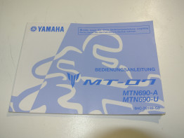 Instructieboekje Yamaha MT 07