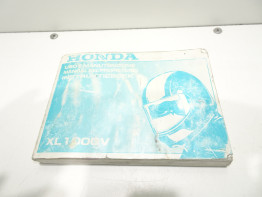 Instructieboekje Honda XL 1000 V Varadero