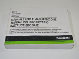 Instructieboekje Kawasaki Z 650