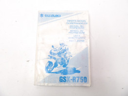 Instructieboekje Suzuki GSX R 750