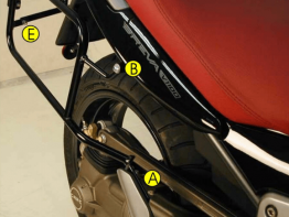 Koffer halter set Moto Guzzi Norge