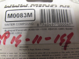 Bremsbeläge Kawasaki Overige Kawasaki