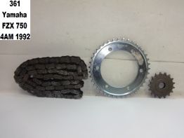Chain and sprocket kit Yamaha FZX 750
