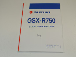 Fahrerhandbuch Suzuki GSX R 750