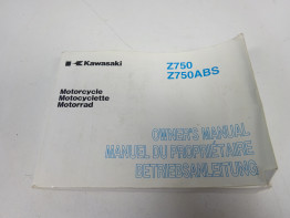 Instructieboekje Kawasaki Z 750