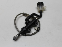 Rempomp achter Triumph Daytona 675 