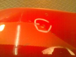 Linker achterkant Kawasaki ZX 6 R