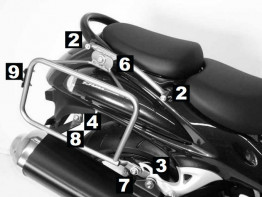 Kofferbeugel set Suzuki GSX R 1300 Hayabusa
