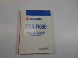 Manuel Suzuki GSX R 600