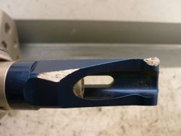 Main step holder left Honda CBR Fireblade