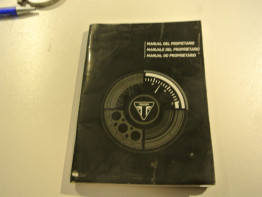 Instructieboekje Triumph Bonneville T 120