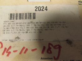 Braking pads rear Honda CB 400