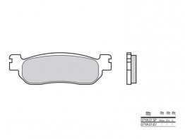 Bremsbeläge hinten Yamaha YZF R6