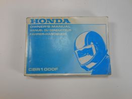 Instructieboekje Honda CBR 1000 F