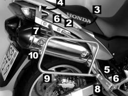 Kofferbeugel set Honda XL 1000 V Varadero