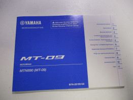 Manuel Yamaha MT 09