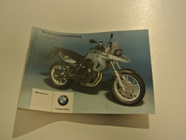 Instructieboekje BMW F 650 GS