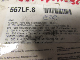 Remblokken achter Kawasaki GTR 1000