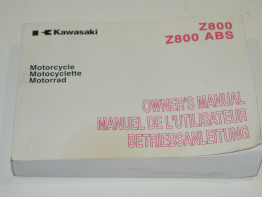 Instructieboekje Kawasaki Z 800