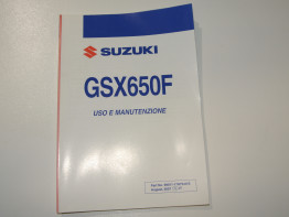 Instructieboekje Suzuki GSX F 650