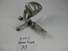 Main step holder left Triumph Speed Triple 955
