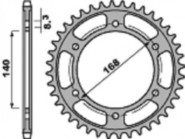 Rear sprocket BMW F 800 GS