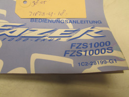 Instructieboekje Yamaha FAZER 1000