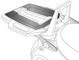 Topkofferdrager Suzuki GSX R 1300 Hayabusa