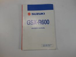 Manuel Suzuki GSX R 600