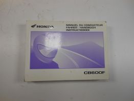 Instructieboekje Honda CB 600 F