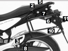 Suitcase bracket set Suzuki SFV 650 Gladius