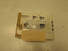 Instructieboekje Honda CBR 600 F