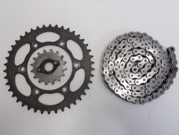 Ketting en tandwielset Kawasaki GPZ 500