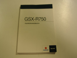 Fahrerhandbuch Suzuki GSR 750