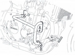 Valbeugel Honda CB 1300