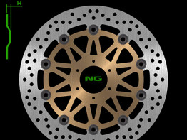 Remschijf voor Honda CBR 900 RR