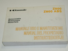 Instructieboekje Kawasaki Z 800