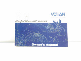 Fahrerhandbuch Voxan Cafe Racer