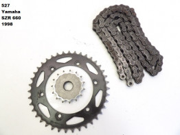 Ketting en tandwielset Yamaha SZR 660