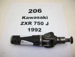 Footrest left Kawasaki ZXR 750