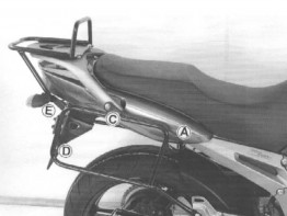 Koffer halter set Yamaha TDM